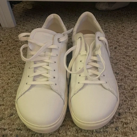 Birkenstock Bend White Leather Sneakers Size 10/41 - Picture 5 of 10